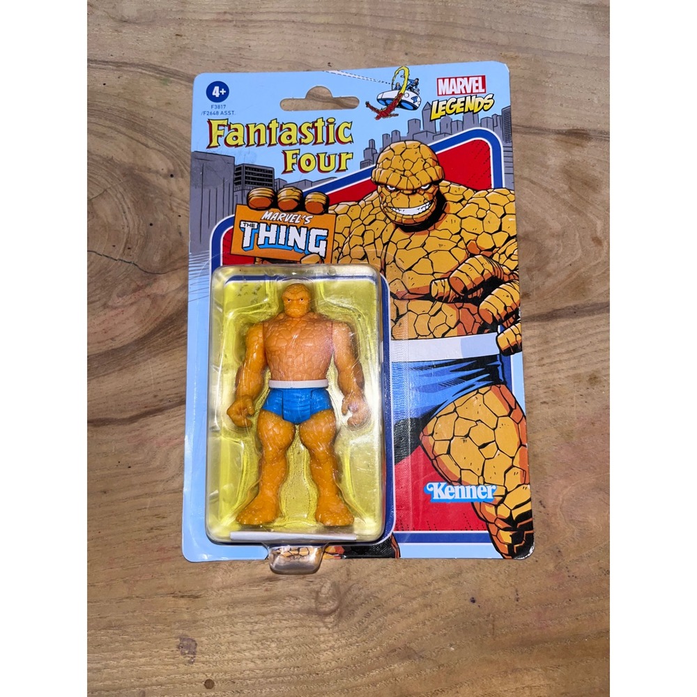 Marvel Legends Retro Fantastic Four Marvel's The Thing 3.75 Action Figure F3817